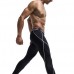 Mens Fashion Line Running High-elastic Tight Pants Fitness Pants Quick-drying Basketball Leggings