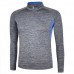 Mens Outdoor Sports Quick-drying Long-sleeved Breathable Collar Sunscreen Plus Size T-Shirt