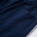 Summer Mens Casual Sports Shorts Loose Knee Length Solid Color Cotton Shorts