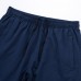 Summer Mens Casual Sports Shorts Loose Knee Length Solid Color Cotton Shorts