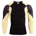 JACK CORDEE Men's Sports Tights PRO Splice Color Long Sleeved T-shirt Casual Running Training Tops