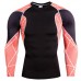 JACK CORDEE Men's Sports Tights PRO Splice Color Long Sleeved T-shirt Casual Running Training Tops