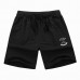 XS-5XL Mens Cotton Sports Shorts Elastic Waistband Zippered Pockets ShorT-pants With Drawstring