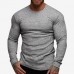 Men Skinny Fit Active Ribbed T-Shirts