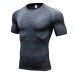 PRO Quick Drying 3D Printed T-shirt Men's Casual Fitness Training Running Stretch Sport Tops