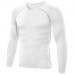 Mens Fitness Tights Elastic Wicking Long-sleeved T-shirt Basketball Running Training Tops