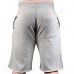 Mens Knee Length Pure Color Drawstring Waist Gym Running Sport Shorts