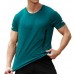 Mens Breathable Quick-drying Sweat Absorbent Sports Tops Gym Running Short Sleeved Training T-shirt