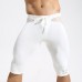 Sexy Transparent Mesh Grid Sports Fitness Shorts Men's Tights Fast Dry Fit Gym Beach Trunks