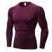 PRO Men's Tight Fitness Training T-shirt Breathable Speed Dry Long Sleeved Tops Tees