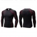 PRO Men's Tight Fitness Training T-shirt Breathable Speed Dry Long Sleeved Tops Tees
