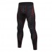 Mens Mesh Printing Patchwork Sport Pants Quick-drying Elastic Skinny Tights Bottoms