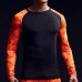 Camouflage Fitness jogging T-shirts Training Suit Elastic Compression Speed Dry Long Sleeved Tights
