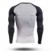 Mens Training Fitness Quick Drying T-shirt Tight Running Sport Long Sleeve Tops