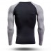 Mens Training Fitness Quick Drying T-shirt Tight Running Sport Long Sleeve Tops