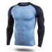 Mens Training Fitness Quick Drying T-shirt Tight Running Sport Long Sleeve Tops