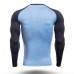 Mens Training Fitness Quick Drying T-shirt Tight Running Sport Long Sleeve Tops