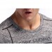 Men Bodybuilding Sexy Tops Elastic Training Quick Drying Sport Sweat T-Shirt Fitness Comfortable Tees