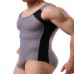Mens Beach Summer Fitness One Piece Tops Casual Sport Jumpsuits Swimwear