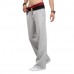 Men's Casual Comfortable Sports Pants Pure Color Fashion Sweatpants Joggers Trousers