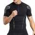 Summer Casual Mens Fitness Quick Drying Breathable Slim Fit Training Sport T-shirt