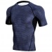 JACK CORDEE Men's Sports Running Fast Dry T-shirts Elastic Tight Fitting Training Breathable Tops