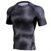 JACK CORDEE Men's Sports Running Fast Dry T-shirts Elastic Tight Fitting Training Breathable Tops