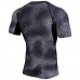 JACK CORDEE Men's Sports Running Fast Dry T-shirts Elastic Tight Fitting Training Breathable Tops