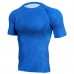 JACK CORDEE Men's Sports Running Fast Dry T-shirts Elastic Tight Fitting Training Breathable Tops