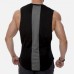 Men Stitching Back Solid Color Gym Sleeveless Tank Tops