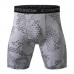 Men's Fitness Camouflage Tight Shorts Compression Running Training Speed Dry High Elastic Shorts