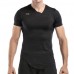 Men's Quick Dry Breathable Short Sleeved Sports T-shirts Fitness Body Building Tops