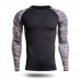 Mens Fitness Tight Quick Drying Sport Long Sleeve T-shirt Training Running Tops