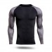 Mens Fitness Tight Quick Drying Sport Long Sleeve T-shirt Training Running Tops