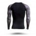 Mens Fitness Tight Quick Drying Sport Long Sleeve T-shirt Training Running Tops