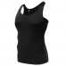 Pro Fitness Sports Tights Elastic Sleeveless Vest Mens Fast Dry Compression Tops Tees