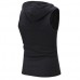 Fashion Hooded Slim Sleeveless Vest Men's Solid Color Casual Button Design Tops Tees