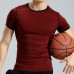 Men's Sports Fitness Gym Compression T-shirts Running Training Sweat Speed Dry Tight T-shirt