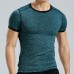 Men's Sports Fitness Gym Compression T-shirts Running Training Sweat Speed Dry Tight T-shirt