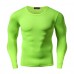 Mens Pro Sports Training Long Sleeved Tees Breathable Quick Drying Elastic Tight Running T-shirt