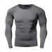 Mens Pro Sports Training Long Sleeved Tees Breathable Quick Drying Elastic Tight Running T-shirt