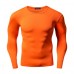 Mens Pro Sports Training Long Sleeved Tees Breathable Quick Drying Elastic Tight Running T-shirt