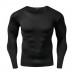 Mens Pro Sports Training Long Sleeved Tees Breathable Quick Drying Elastic Tight Running T-shirt