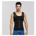 Men Thin Net Shapewear Tank Tops Tummy Control Nylon Breathable Hasp Waist Trainer Underwear