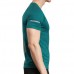 Mens Casual Quick Drying Breathable Sport T-shirt Reflective Stripe Fitness O-neck Jogging Tops Tees