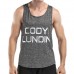 Men's Round Neck Vest Sports Quick Drying Jogger Breathable Sleeveless Tops