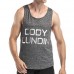 Men's Round Neck Vest Sports Quick Drying Jogger Breathable Sleeveless Tops