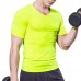 Men's Outdooors Jogger Quick Drying V Collar Fitness Sexy Sportswear