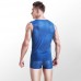 Sexy Men's Semitransparent Vest Thin Silk Seamless O-Neck Undershirt Tight Sleeveless Tops