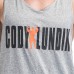 Men's Leisure Quick Drying Breathable Vest Fashion Letter Printed Fitness Training Sport Tops